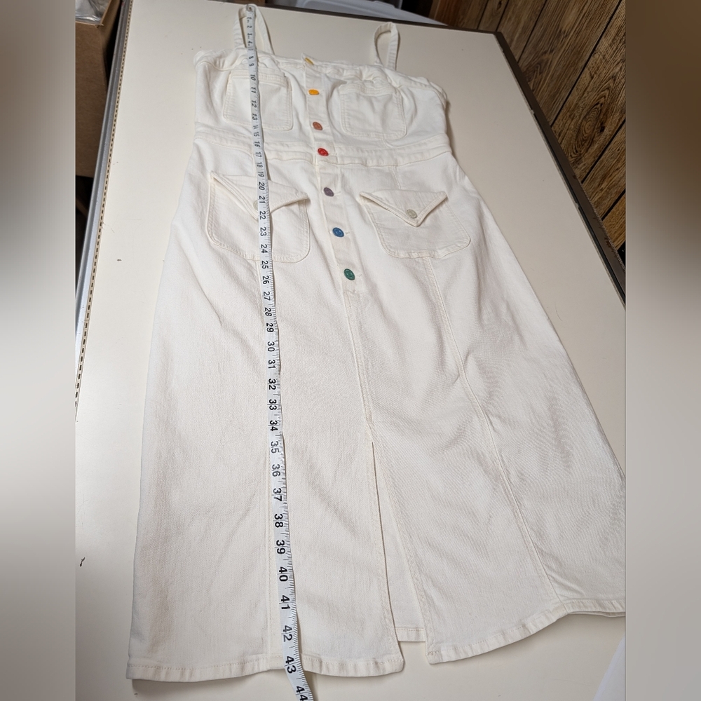 MOTHER Denim To The Point Taste The Rainbow Dress - Picture 14 of 16